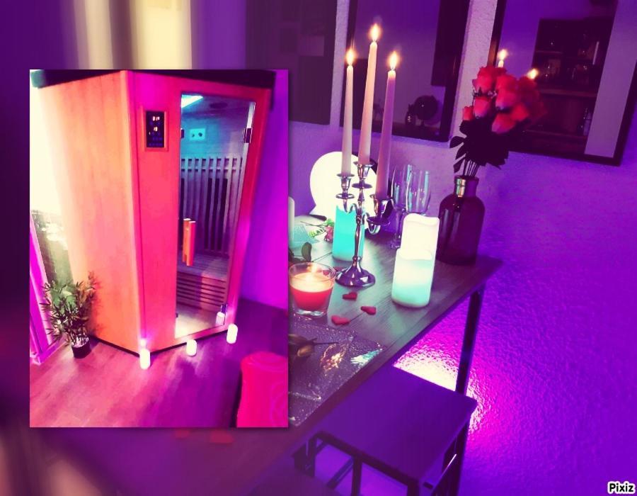 Luxe Sauna Privatif Et Grand Bain Jacuzzi A Deux A Biscarosse Plage Pour Nuit Romantique Avec Decoration Led Et Bougies Біскарросс Екстер'єр фото